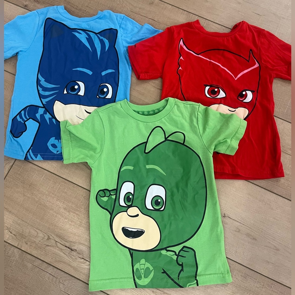 3-pack PJ Mask Tee Shirts